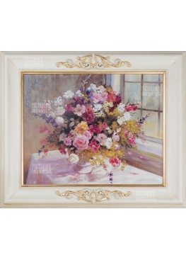 Картина "Букет цветов" 55х65см