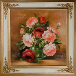 Картина "Букет" 68х68см